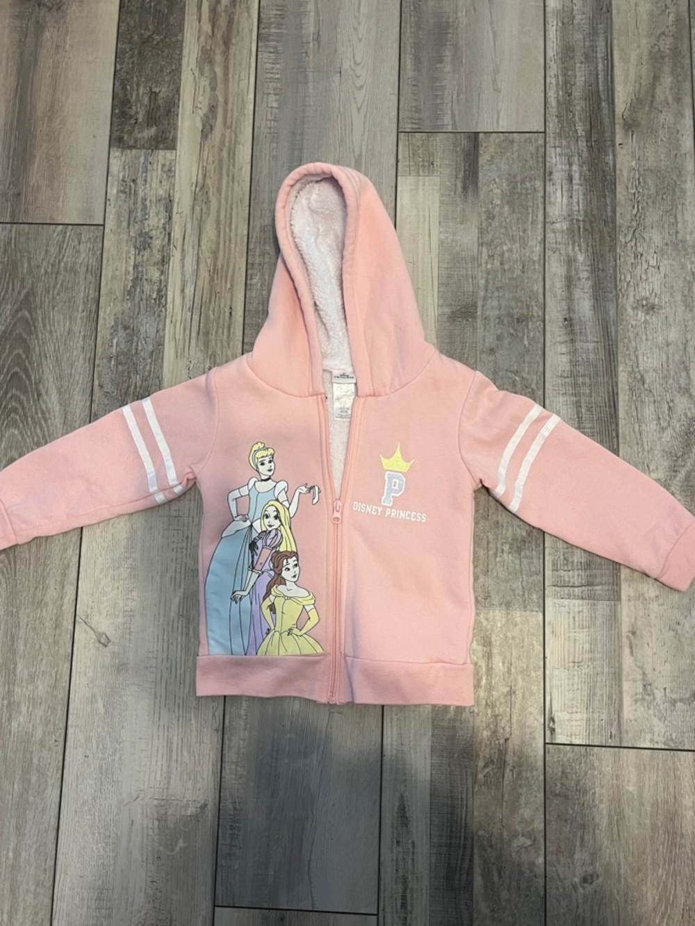 Disney Princess Girls' Pink Hoodie Jacket